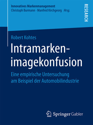 cover image of Intramarkenimagekonfusion